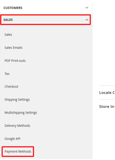 Open Payment Methods