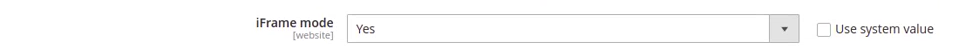 Manage the iFrame Mode