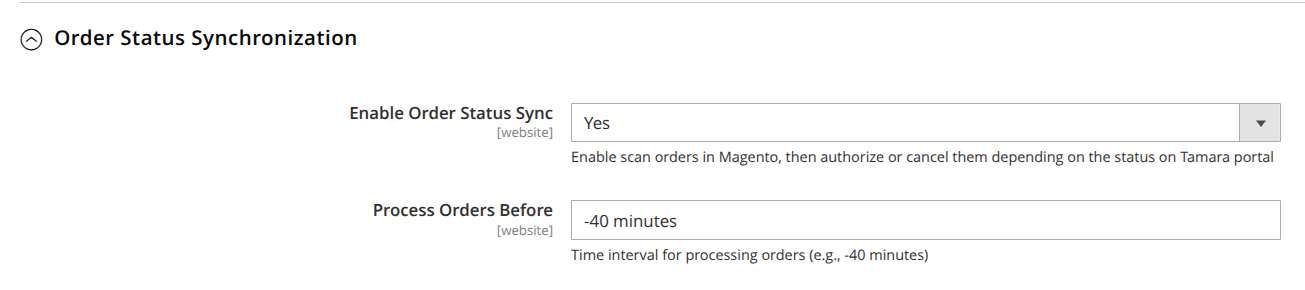 Order Status Synchronization